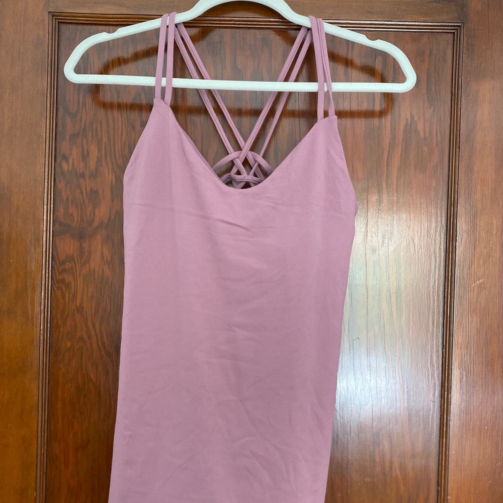 Lululemon strappy tank size 8 - dusty rose